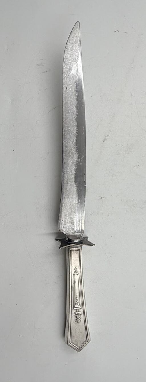 Antique Wm. ROGERS 1920 LA TOURAINE Old French Hollow Carving Knife 14"